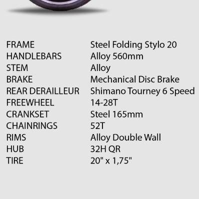 Terang Dunia Internusa  United Stylo Sport (Disc) 20"