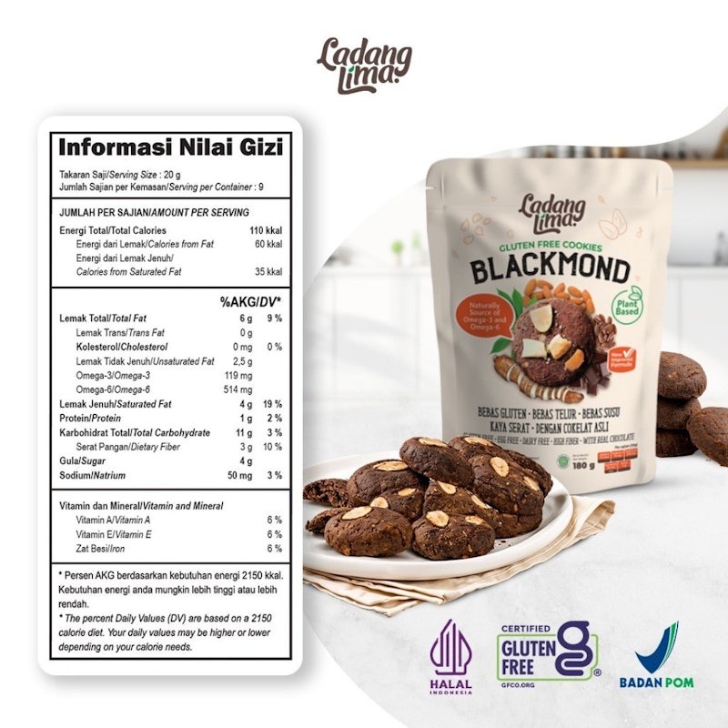 Ladang Lima Gluten Free Cookies Blackmond 3