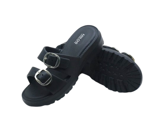 Hilo's Sandal Wedges Wanita Dewasa Tali Gesper 1