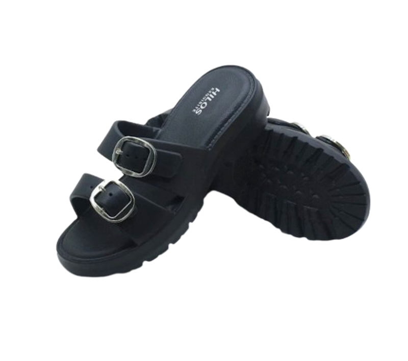 Hilo's Sandal Wedges Wanita Dewasa Tali Gesper 1