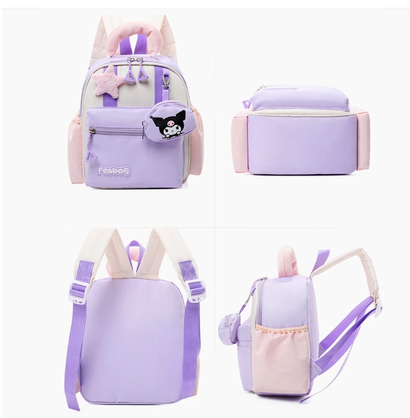 Wakakids Tas Ransel Anak Perempuan Karakter Sanrio Kuromi