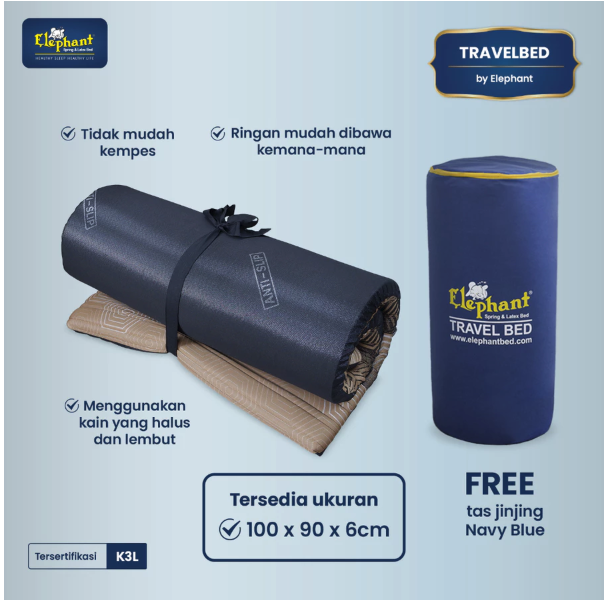 Elephant  Travelbed D Rebounded Kasur Lipat 3