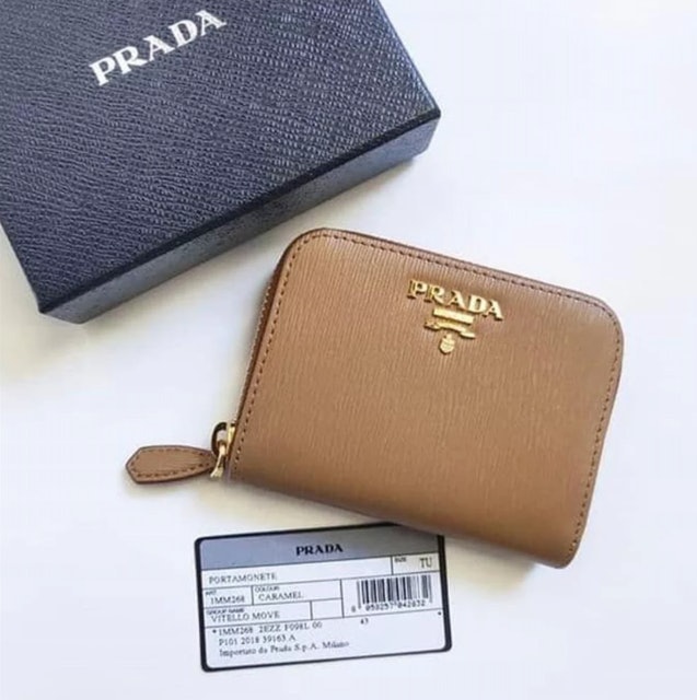 Saffiano Leather Coin Purse ｜ 1MM268_QWA