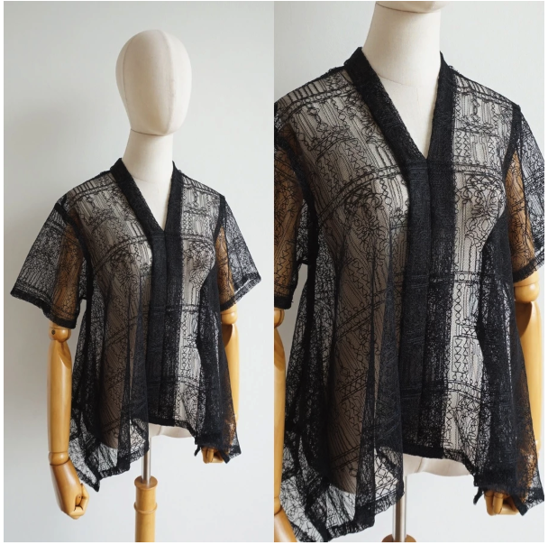  Benangsari Tiara Top Lace Brukat Kebaya Modern Kartini Lengan Pendek