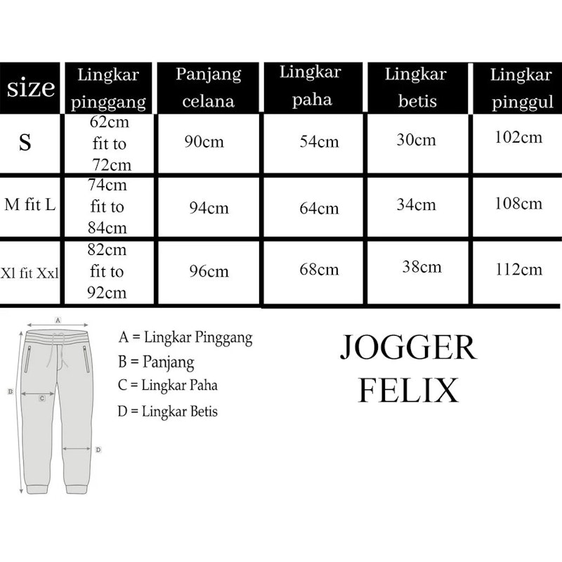 Okechuku Felix Jogger Pants Putih 3