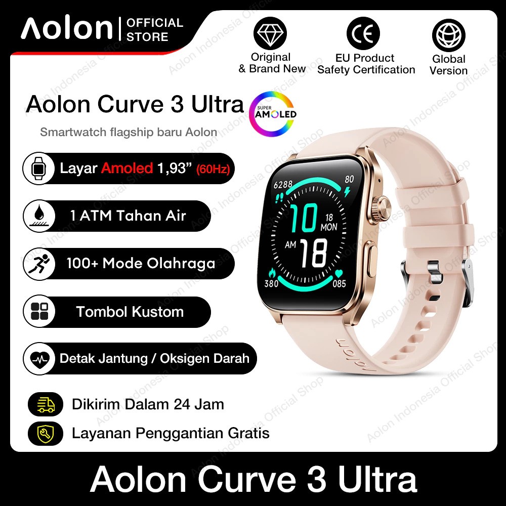 Aolon Curve 3 Ultra Rose Gold
