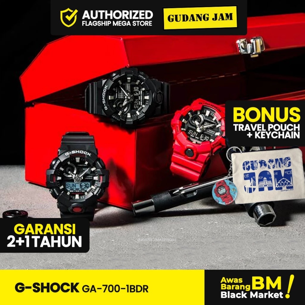 CASIO CASIO G-SHOCK Analog-Digital GA-700-1BDR