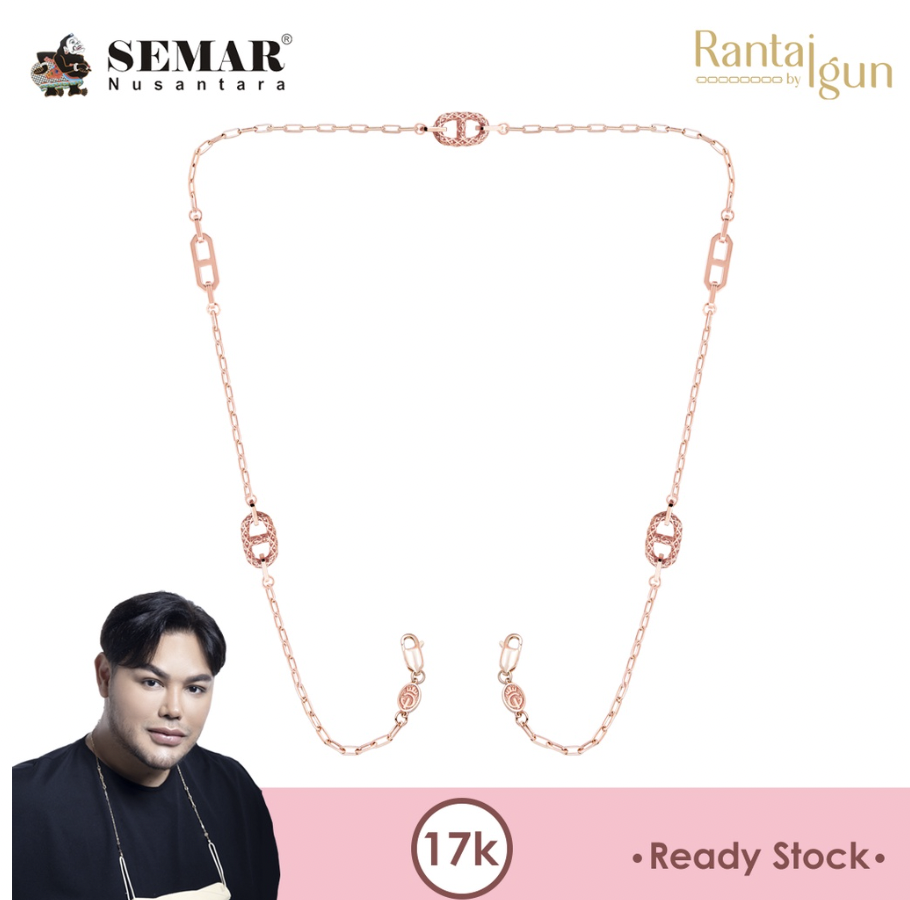 Semar Nusantara Strap Masker Alessandria Gold Rantai By Igun 17K