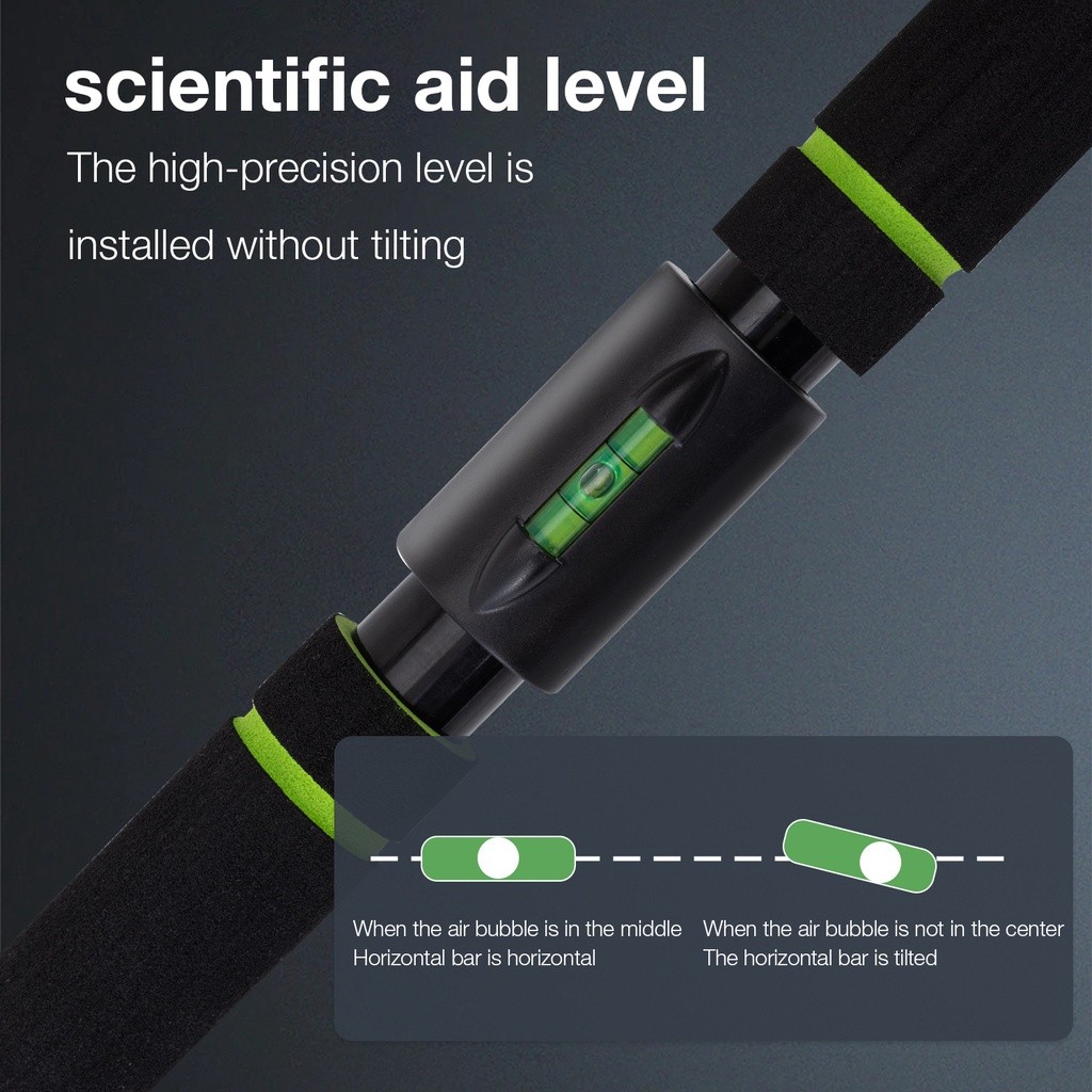  Agnite Adjustable Pull Up Bar 90-140cm