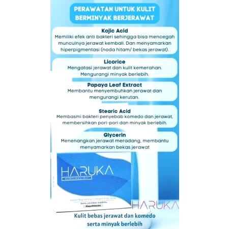 Haruka Baenola Nutricia Haruka Skincare Expert Brightening Collagen Kojic Soap