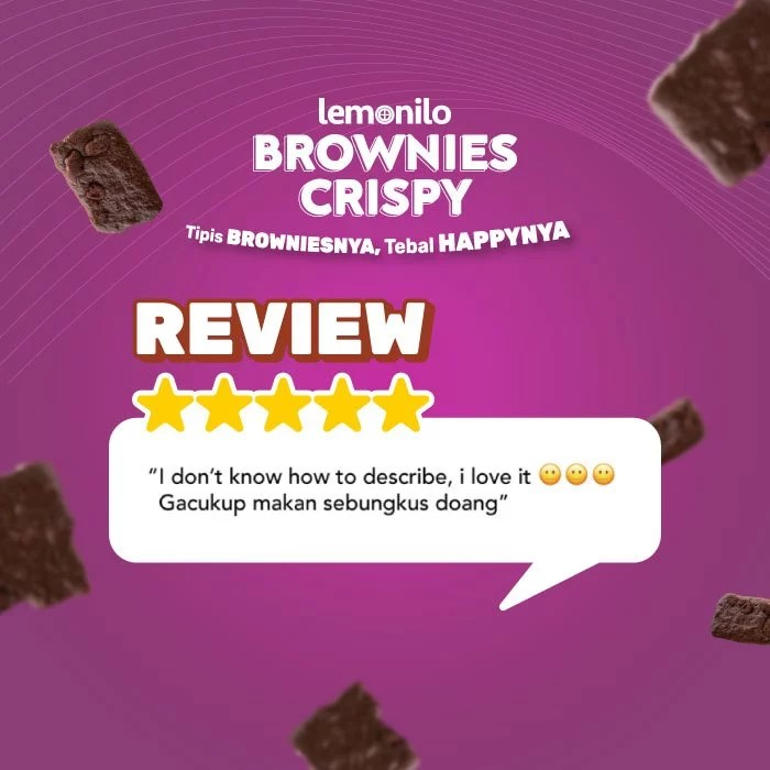 Lemonilo Indonesia Sehat Lemonilo Brownies Crispy Chocochips