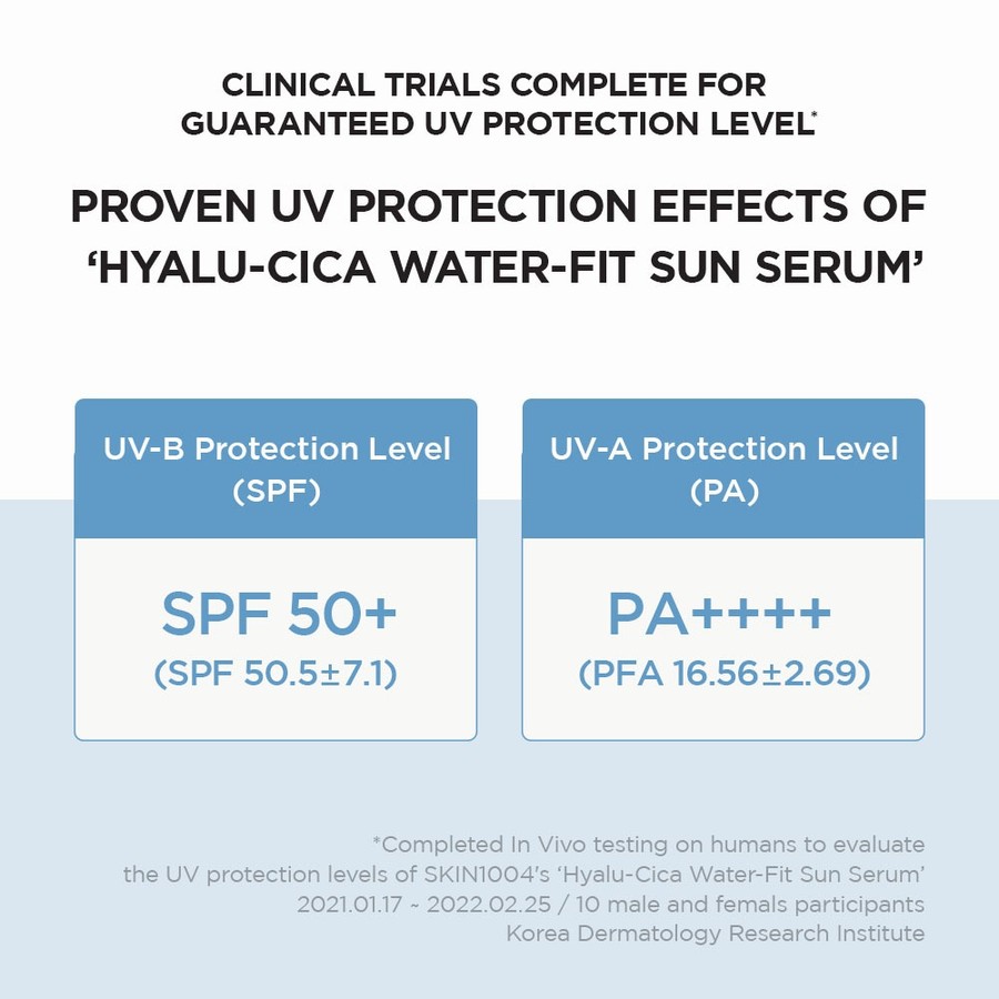 SKIN1004 SKIN1004 Madagascar Centella Hyalu-Cica Water-Fit Sun Serum SPF50 PA++++