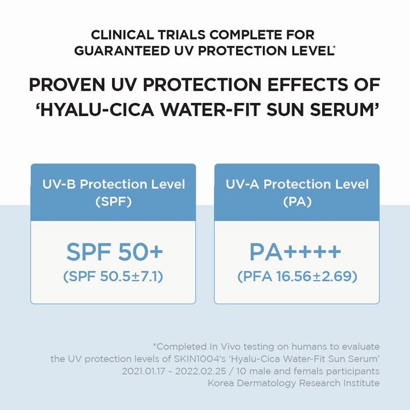 Madagascar Centella Hyalu-Cica Water-Fit Sun Serum SPF50 PA++++ 4