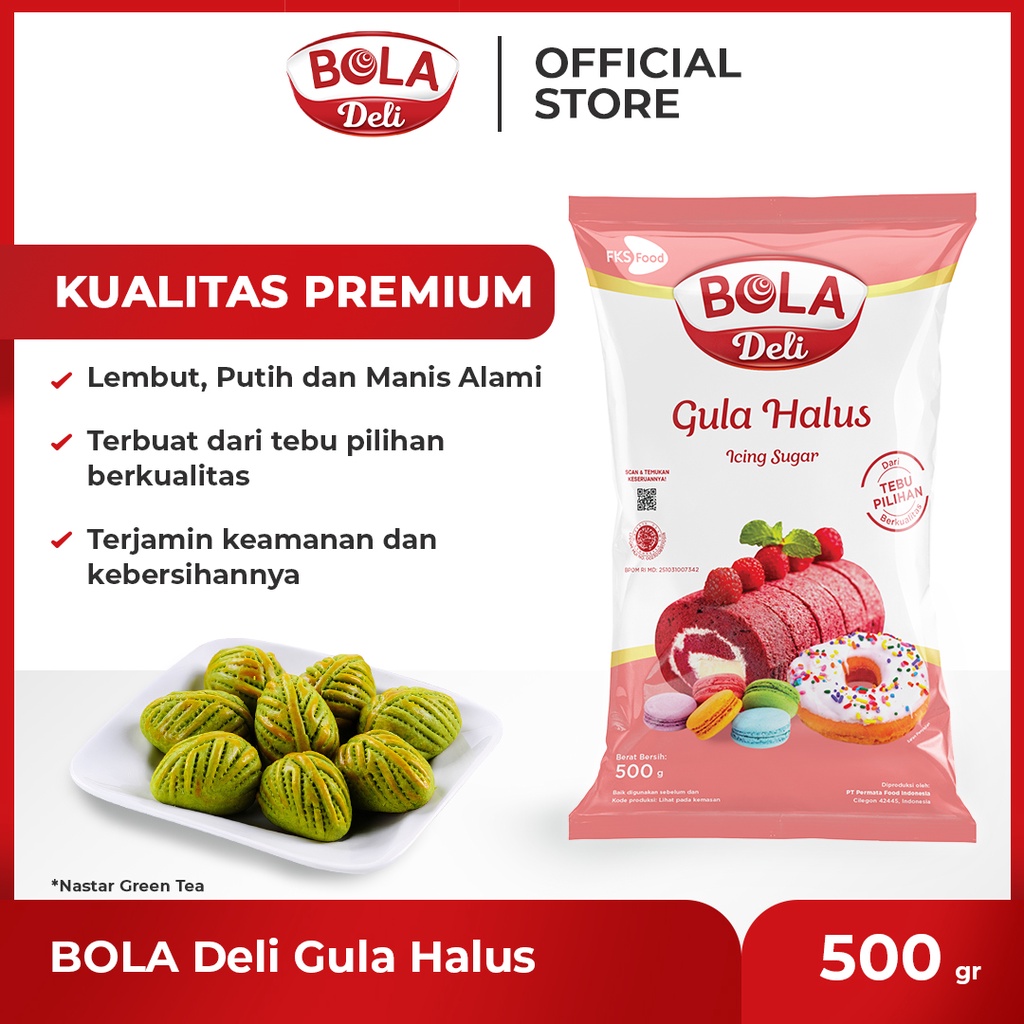 Bola Deli Gula Halus