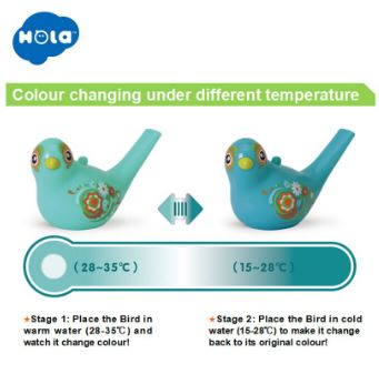 Hola Colour Changing Bird Whistle