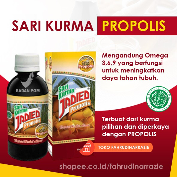 Jadied Internasional Jadied Sari Kurma Plus Propolis
