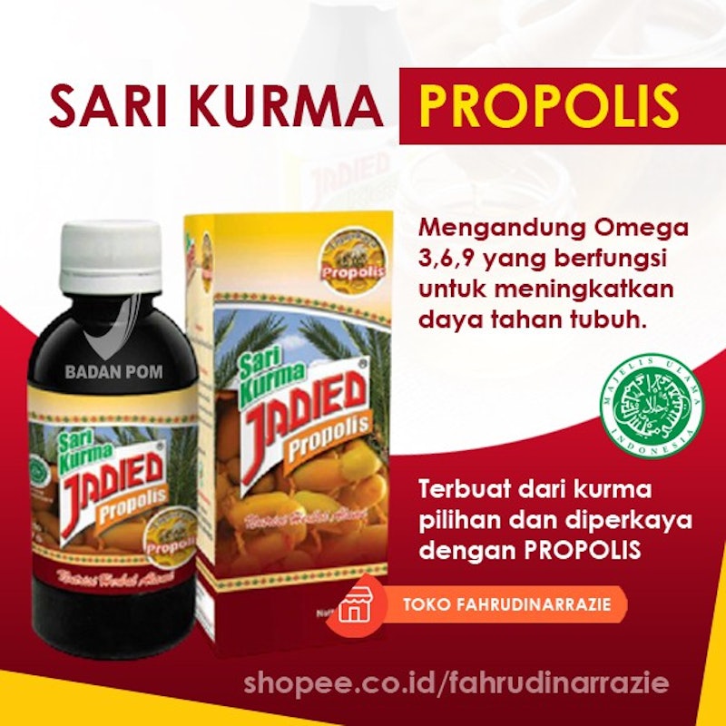 Jadied Sari Kurma Plus Propolis 3