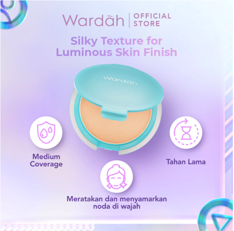 Wardah Everyday Luminous Two Way Cake 03 Ivory