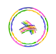 null JIBIN Hula Hoop Plastik 8 Batang 1