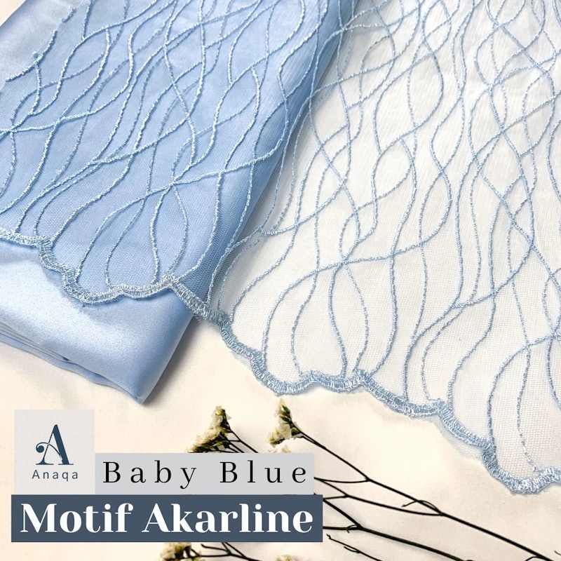 Kain Brokat Tile Prancis Motif Akar Line 2