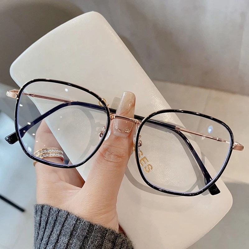  Viendo Kacamata Besi Besar Anti Radiasi Blueray Photocromic