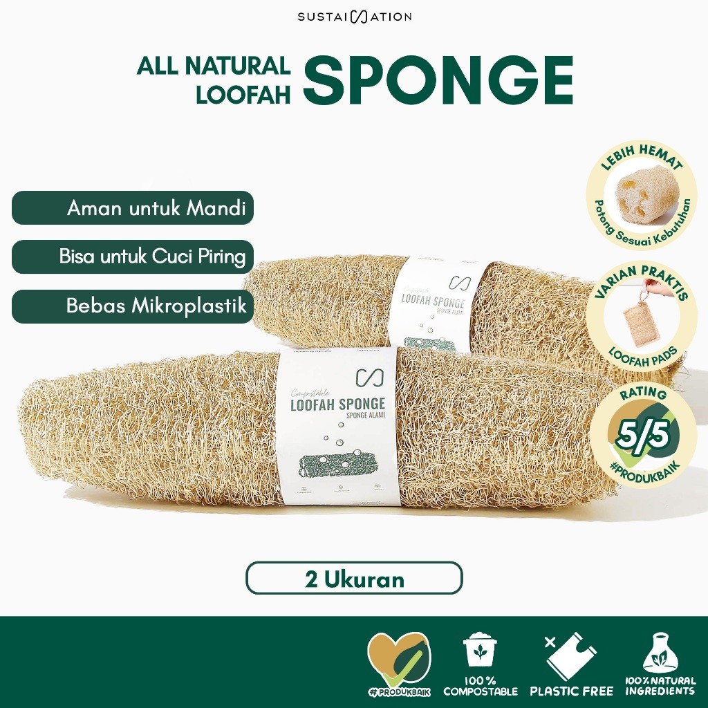 Lingkar Hijau Indonesia Sustaination Loofah Sponge