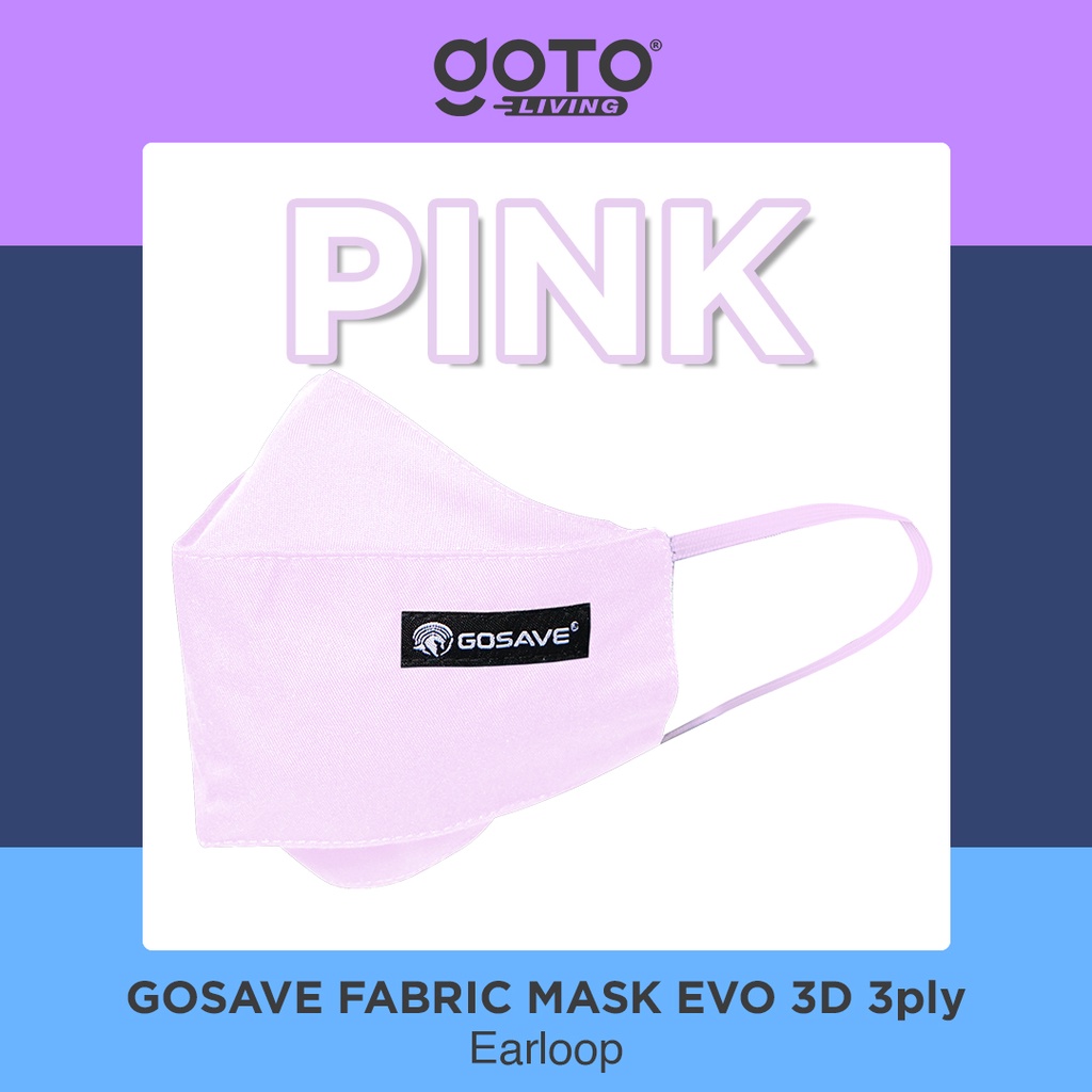 Gosave Fabric Mask EVO 3D 3ply 5