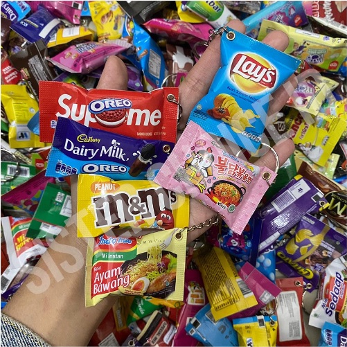 Gantungan Kunci Miniatur Snack 4