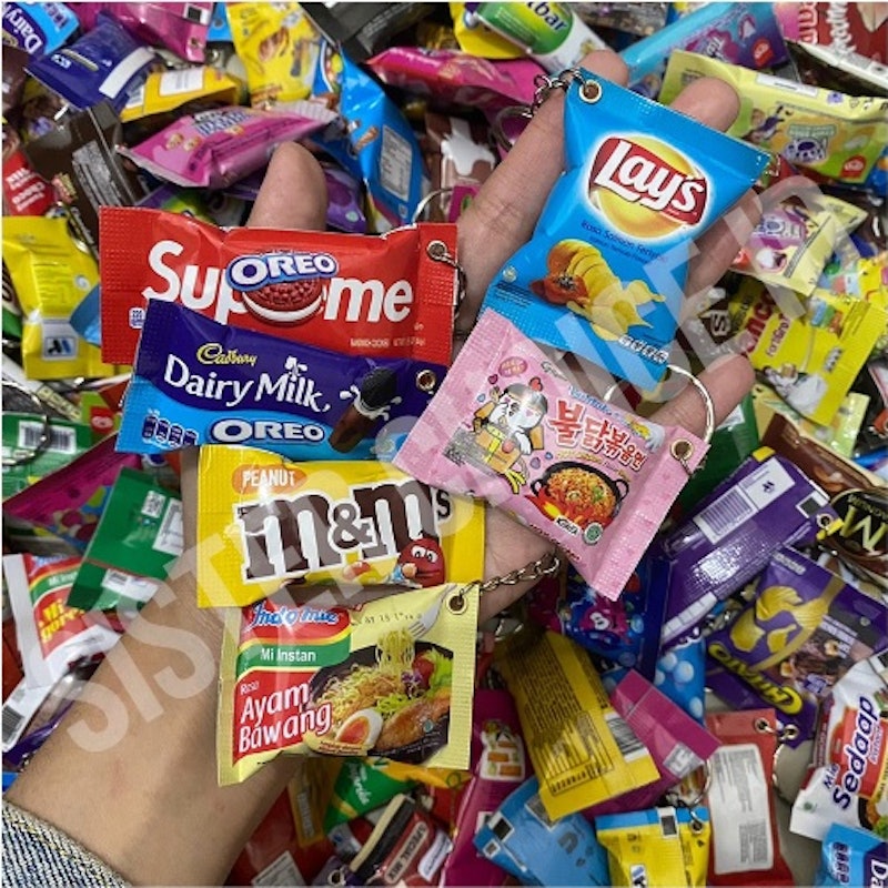 Gantungan Kunci Miniatur Snack 4