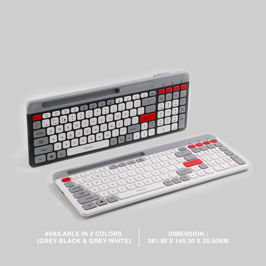 Tumbuh Teknologi Maju Rexus Keyboard Dual Connection Mosaic KB02