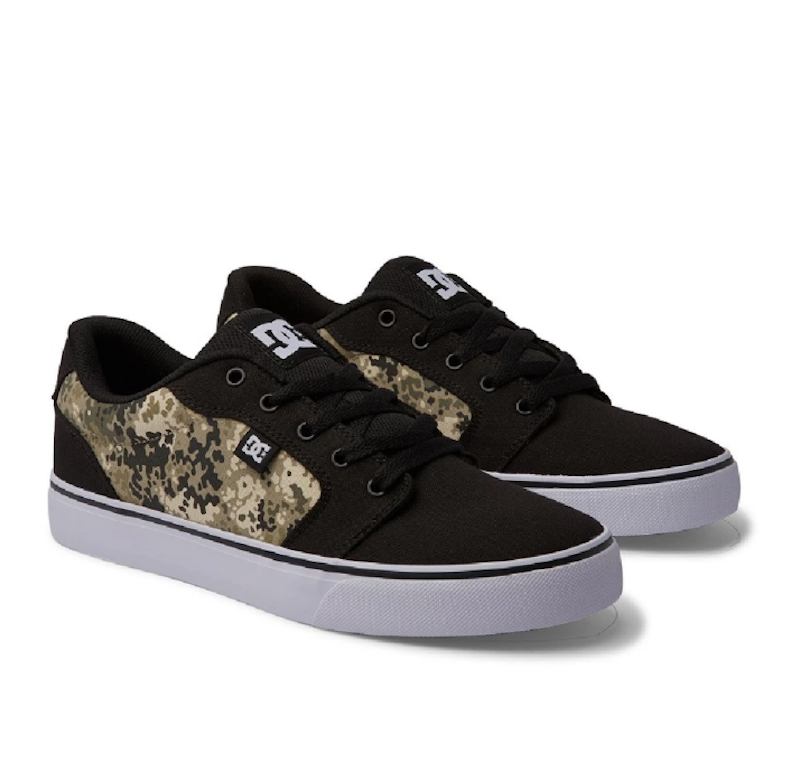 DC Shoes Men Anvil Tx Shoes Black/Brown/White 2