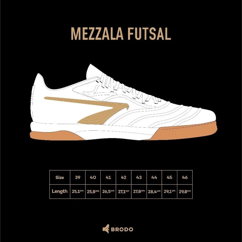Brodo Mezzala Futsal Pro White 5