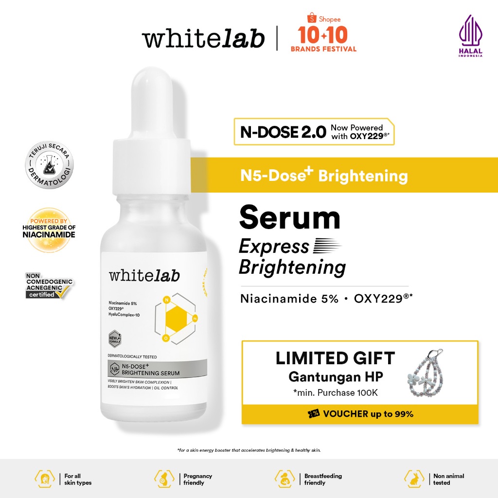Natura Deca Kosmetika Whitelab N5-Dose+Brightening Serum 