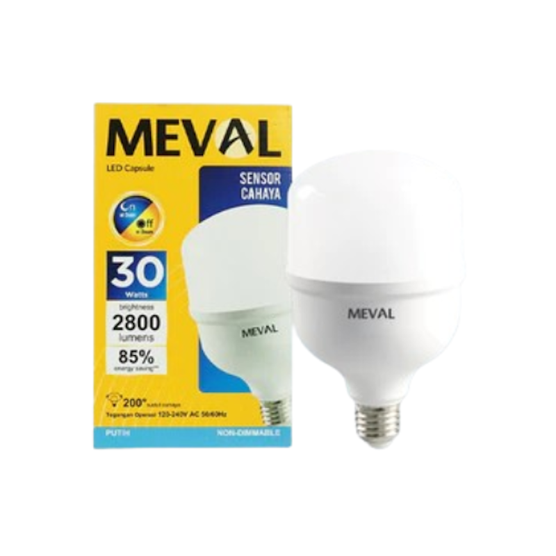 Meval LED Capsule Sensor Cahaya 30W 1