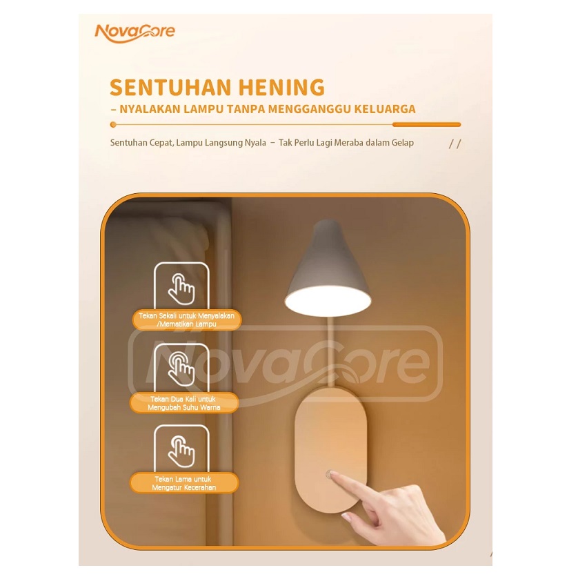  Lampu Dinding LED Tempel