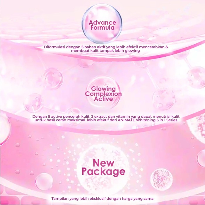 Pesona Estetika Internasional Animate 5x Active Brightening Facial Wash