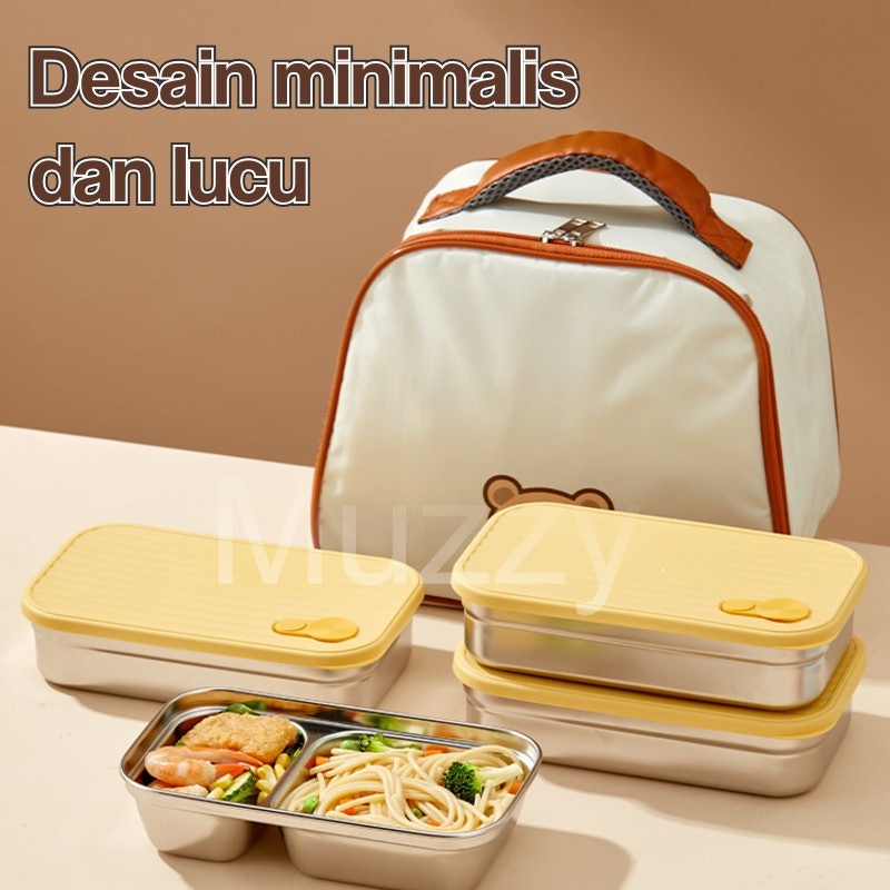 Muzy Lunch Box Stainless 4