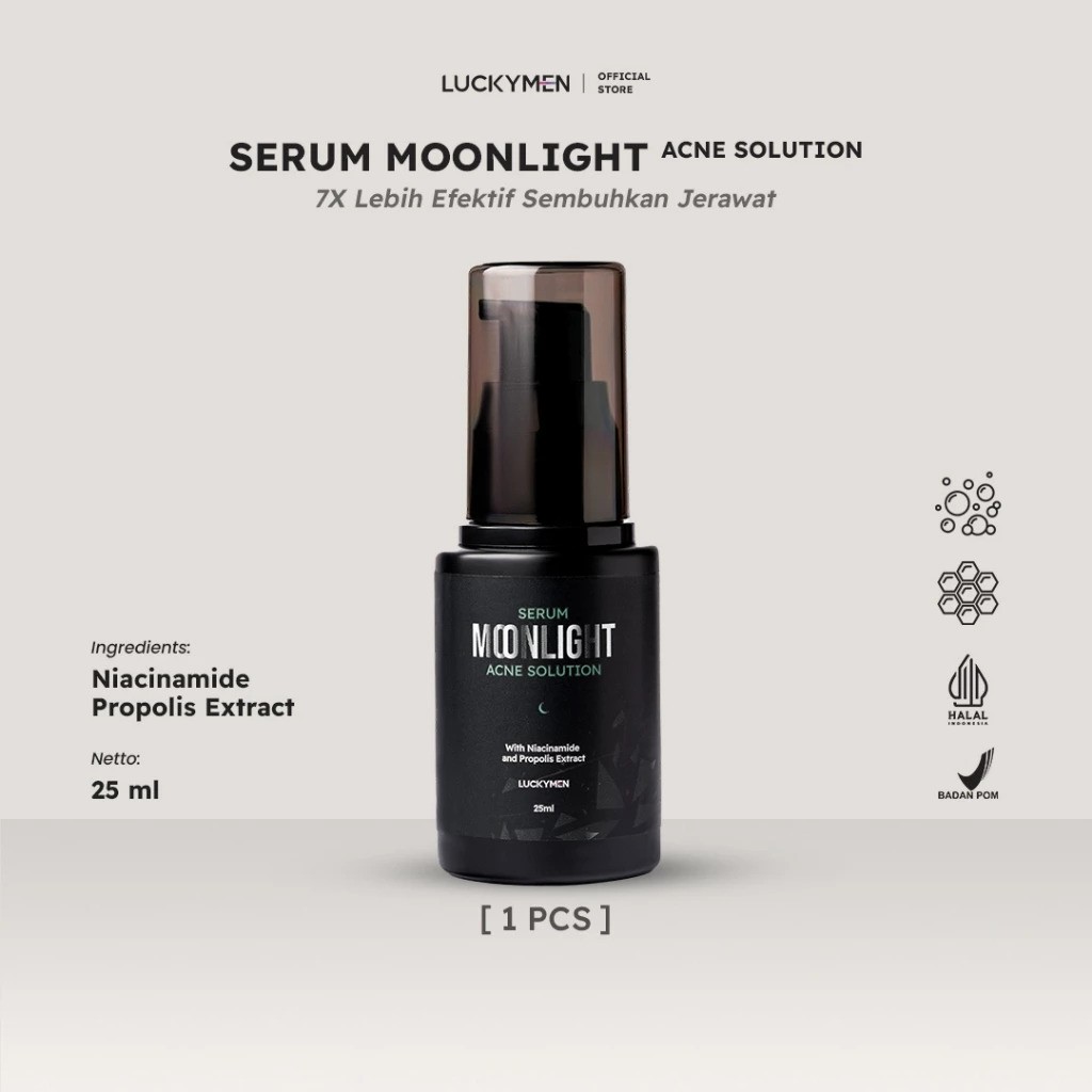 Erfi Karya Abadi LUCKYMEN Serum Moonlight Acne Solution