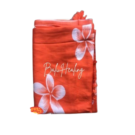 Kain Pantai Bali Motif Bunga Jepun 5