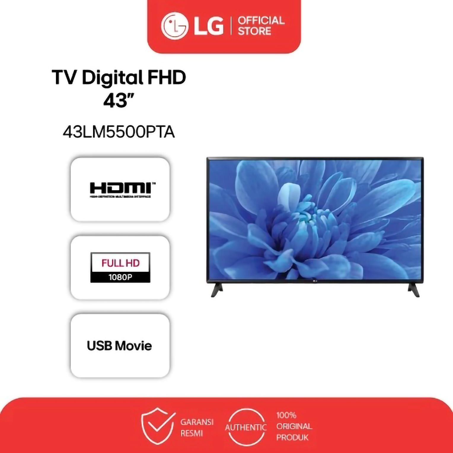 LG Electronics LG 43" Full HD Dynamic Enhance Color 43LM5500PTA