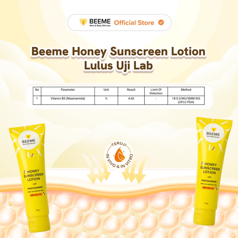 Beeme Honey Sunscreen Lotion with Niacinamide 5