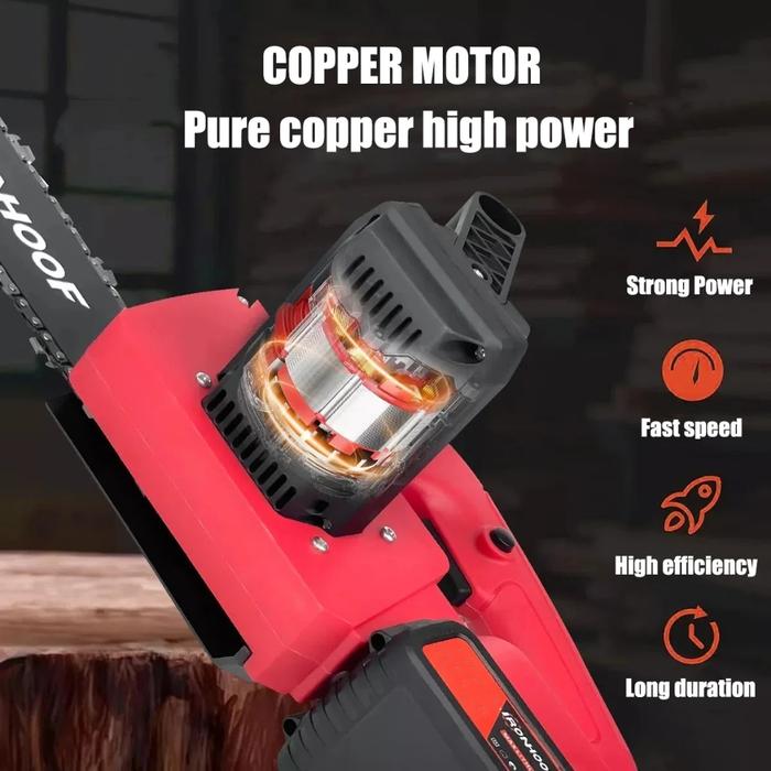 IRONHOOF Chainsaw Cordless 16 Inch 3