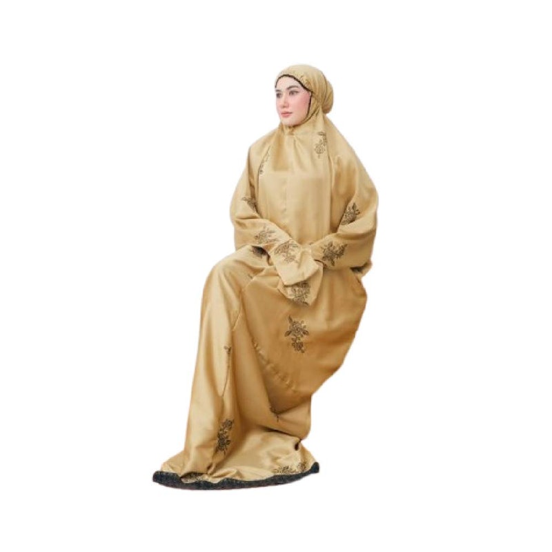 Nafha Mukena Terusan Bunga Mawar Streamin 1