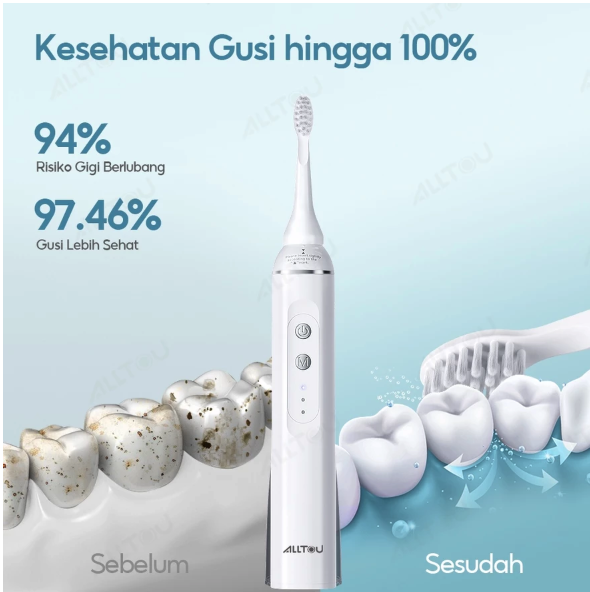 Shenzhen Technology Innovation ALLTOU 4 in 1 Sikat Gigi Elektrik