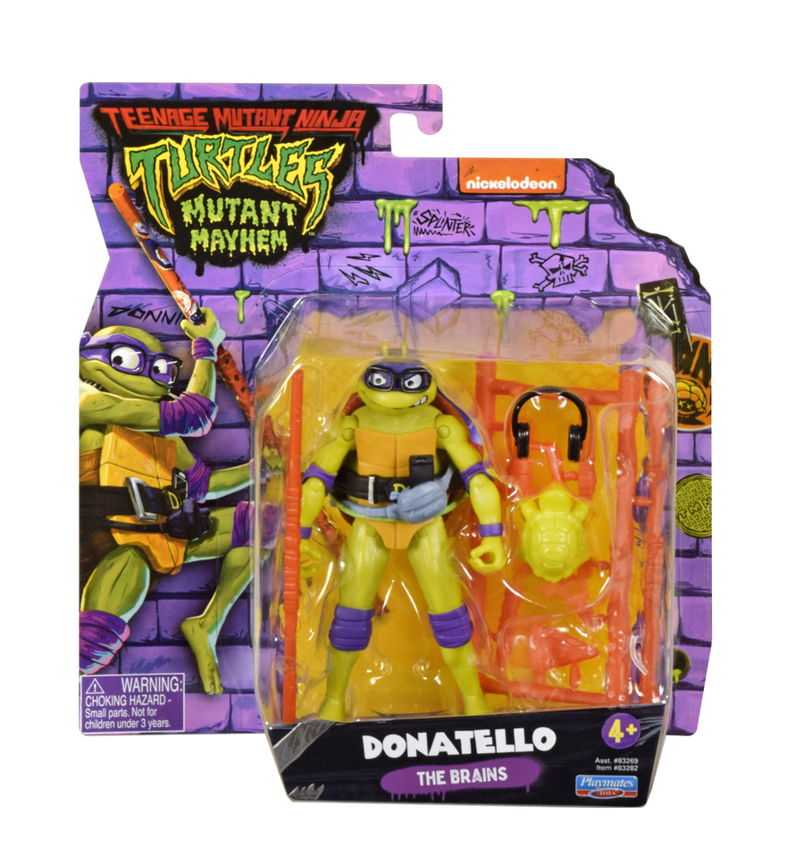 Mainan figur TMNT Movie Basic 4