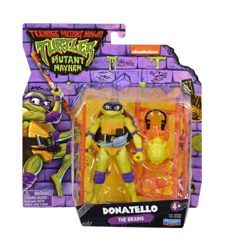 Mainan figur TMNT Movie Basic 4