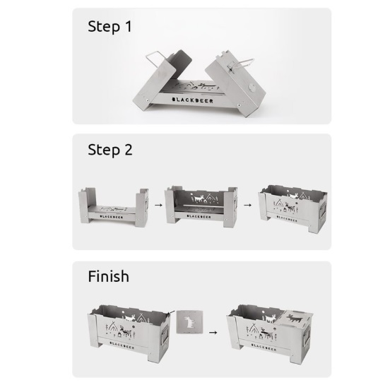 Blackdeer  Ultralight Titanium Stove  BD12216306