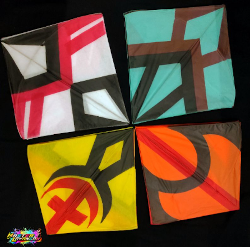Layangan Seot Warna-Warni 5