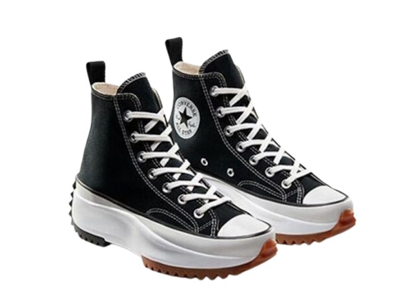 Converse Run Star Hike Canvas Platform Black 1