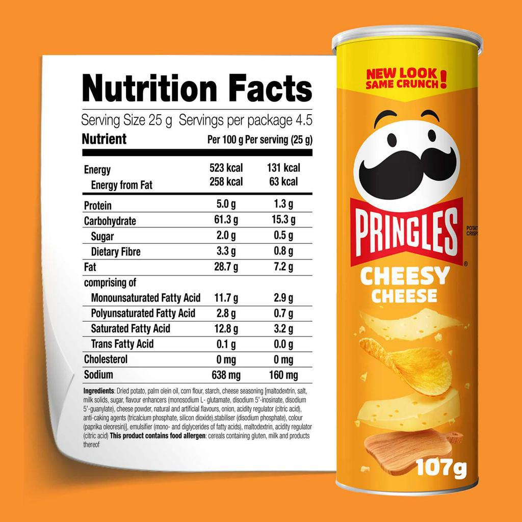 Kellogg’s Pringles Cheesy Cheese